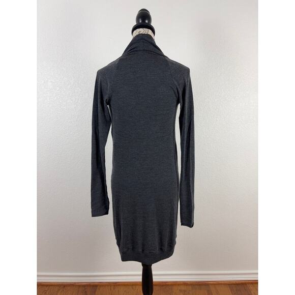 B45 BRUNELLO CUCINELLI Draped Wool Sweater Dress Womens 2 Old Money Minimalist - Picture 3 of 7